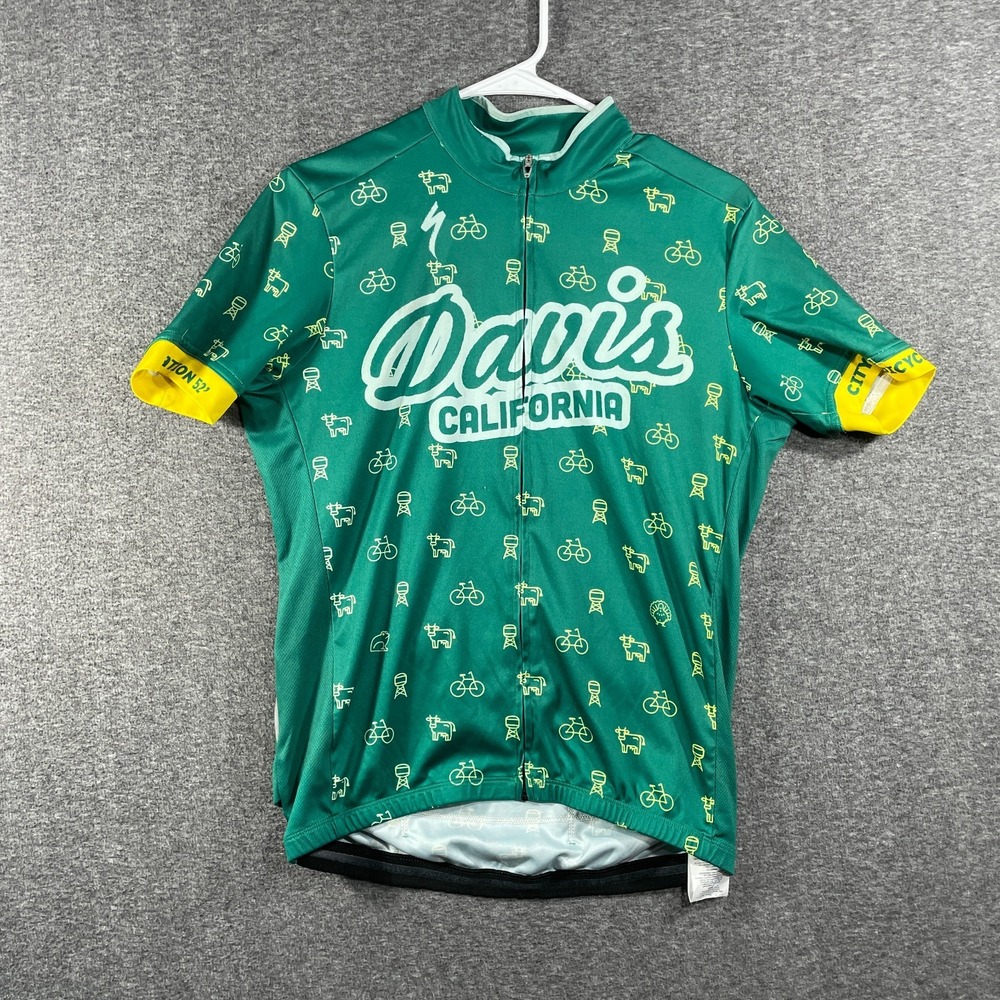 Specialized Jersey Davis California Kens Icons Mens Medium Green RBX Sport